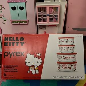 Hello Kitty pyrex set